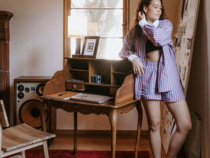 Lunya Nightstand Blog - Curating WFH with Misha - Read More
