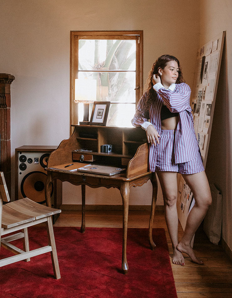 Lunya Nightstand Blog - Curating WFH with Misha - Read More