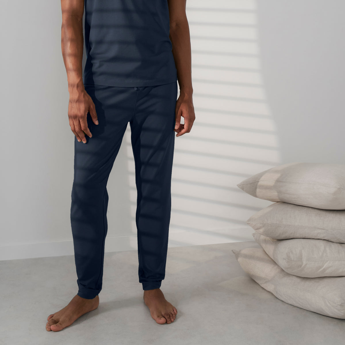 Lunya Pajamas - MEN’S SLUMBERKNIT™ PANT - #deep blue