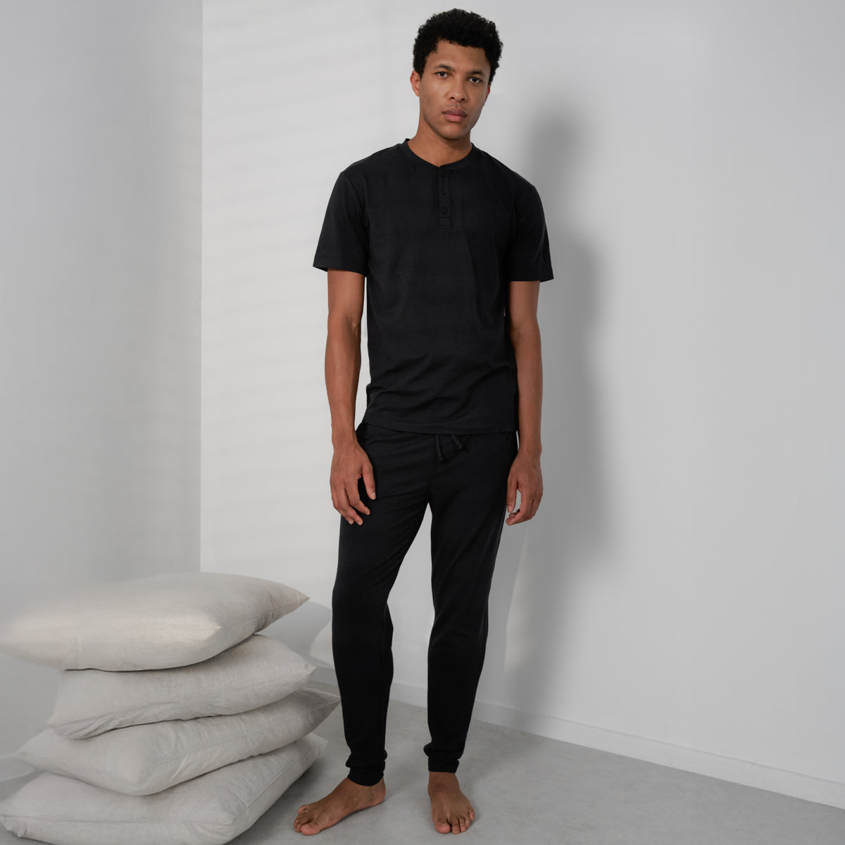 Lunya Pajamas Men's Slumberknit™ Pant - #Immersed Black