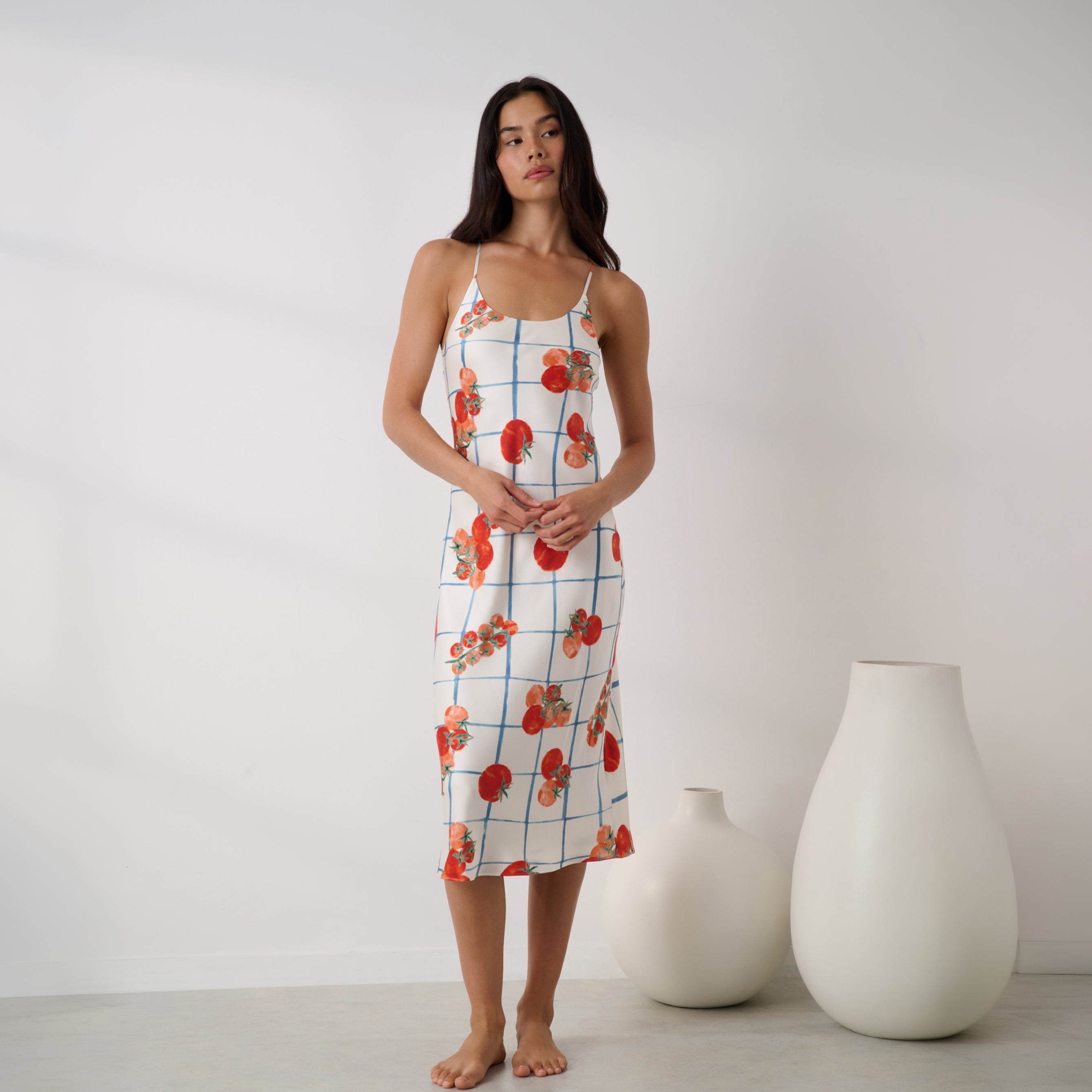 Lunya Washable Silk Slip Dress | Silk Midi Dress Lunya Washable Silk Slip Dress | Silk Midi Dress