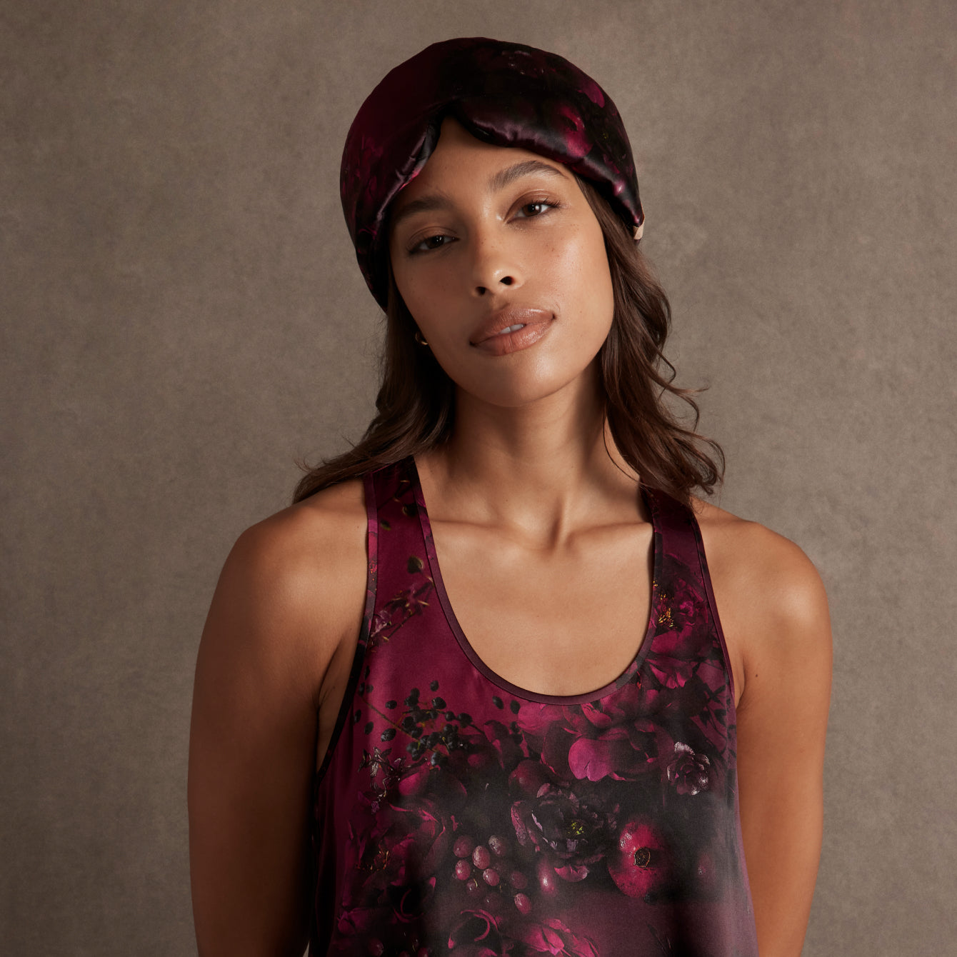 Lunya Pajamas Lunya x Rosandich Washable Silk Sleep Mask - #Rouge Reverie