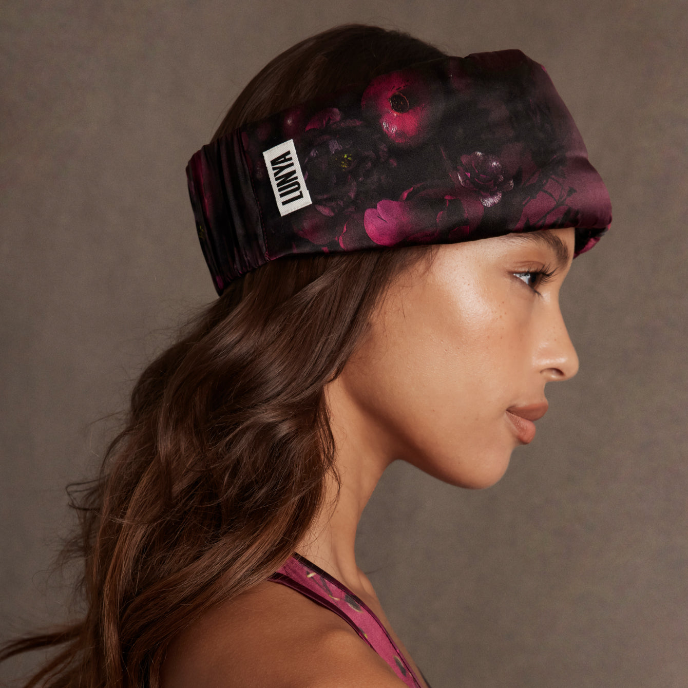 Lunya Pajamas Lunya x Rosandich Washable Silk Sleep Mask - #Rouge Reverie