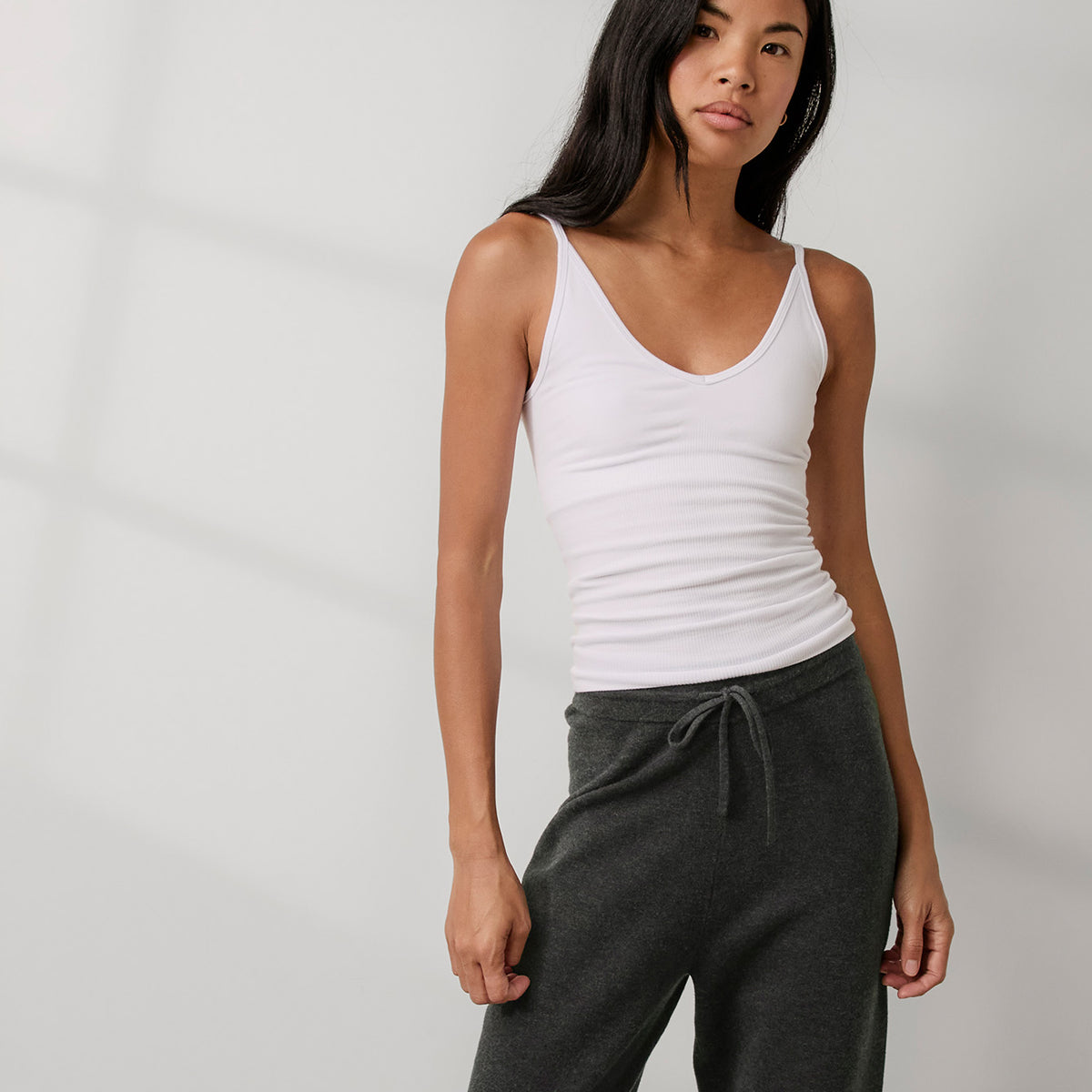 Lunya Essentials Seamless Modal Tank - #Sincere White
