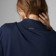 Women's Lushknit Short Sleeve Short Set - #Deep Blue