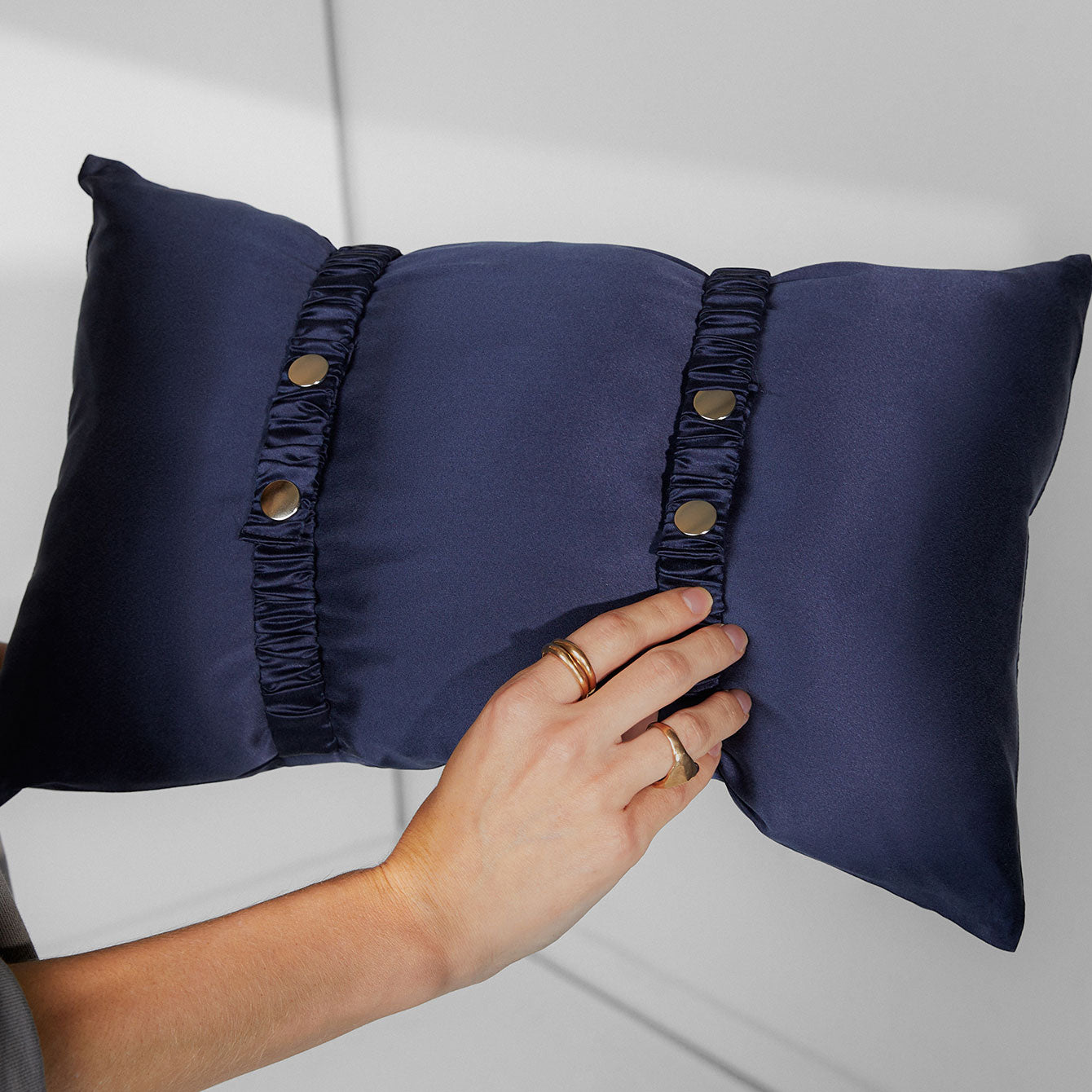 Washable Silk Travel Pillow - #Waning Night