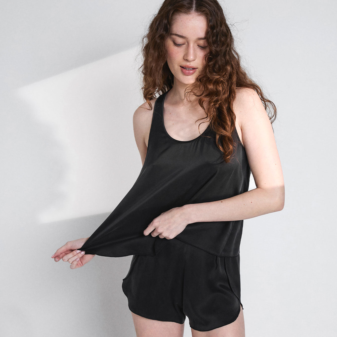 Washable Silk Tulip Back Set - #Immersed Black