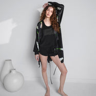 Washable Silk Tulip Back Set - #Immersed Black