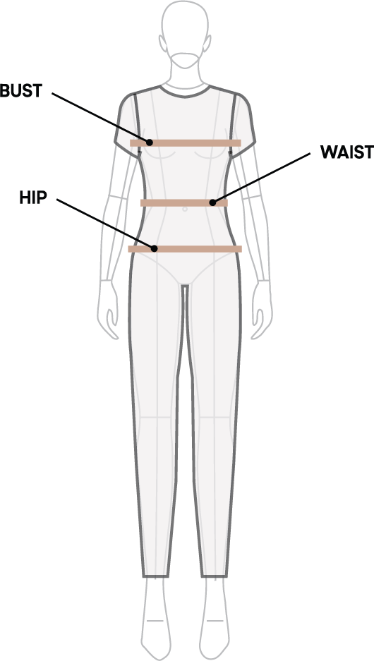 Measurement guide: Rompers + Jumpsuits — Fitted