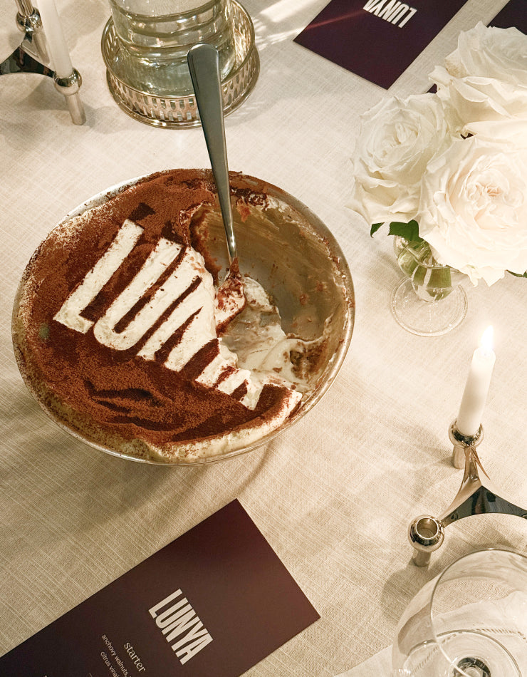 Lunya Nighstand - Lazy-Fancy Tiramisu Recipe