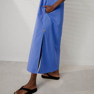 Lunya Pajamas Airy Cotton Maxi Dress - #Athenian Blue