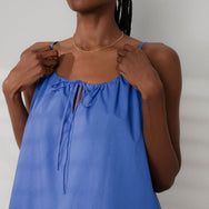 Lunya Pajamas Airy Cotton Maxi Dress - #Athenian Blue