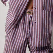 Lunya Pajamas Airy Cotton Straight Leg Pant - Odyssey Stripe
