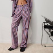 Lunya Pajamas Airy Cotton Straight Leg Pant - Odyssey Stripe