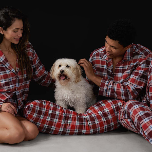 Rustle Plaid Dog Bed