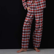 Lunya Pajamas Brushed Flannel Shaped Pant - #Rustle Plaid