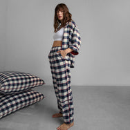 Lunya Sleepwear Brushed flannel Shaped Pant - #Alpine Plaid