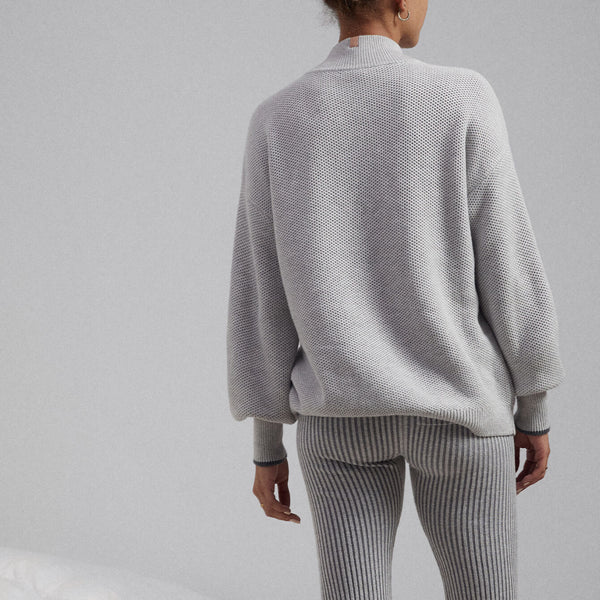 Cozy Cotton Silk Pocket Henley