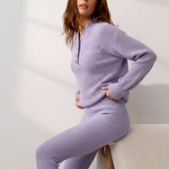 Lunya Loungewear Cottonsilk™ Pocket Henley - #Serene Violet