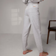 Women's Cozy Cotton Silk Relaxed Jogger - #Mellow Grey Heather