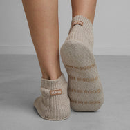 Cozy Cotton Silk Slipper Sock - #Oat Marl