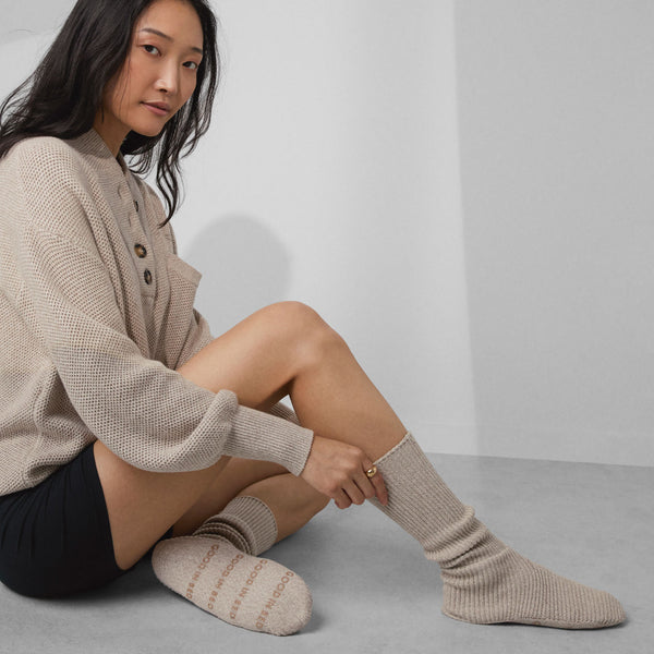 Cottonsilk™ Tall Slipper Sock