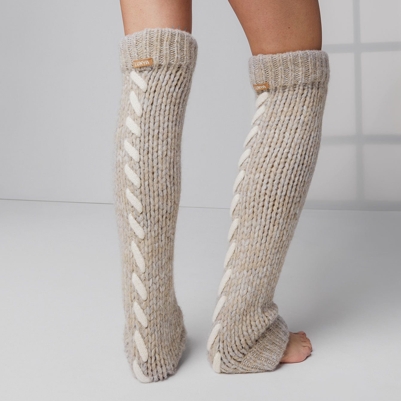 Lofty Wool Whip Stitch Leg Warmer – Lunya