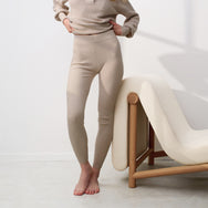 Lunya Loungewear Cottonsilk™ Ribbed Legging - #Calm Tan
