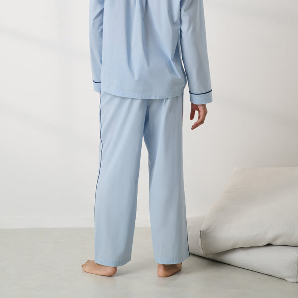 Men's Airy Cotton Piped Pant