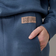 Lunya Loungewear Silksweats™ Midweight Reversible Straight Leg - #Tideworn Blue