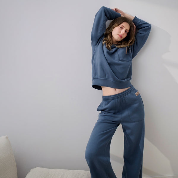 Silksweats™ Midweight Reversible Straight Leg