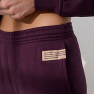 Lunya Loungewear Silksweats™ Midweight Reversible Straight Leg - #Vintage Merlot