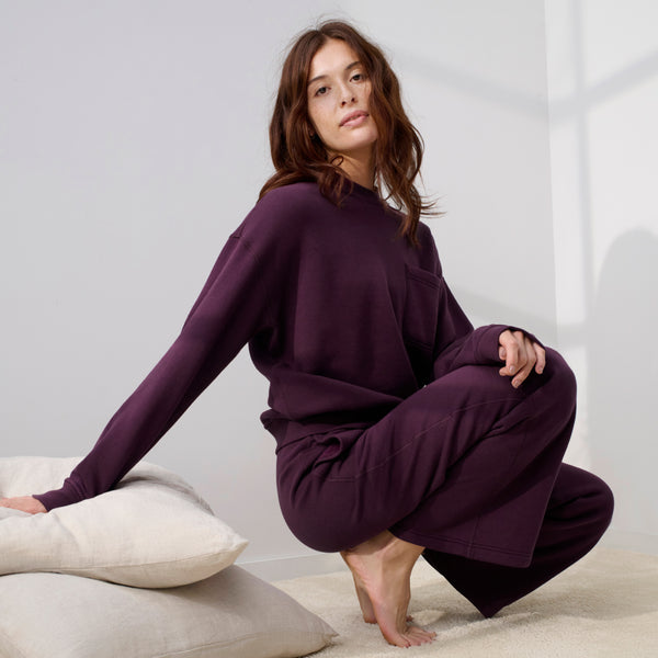 Silksweats™ Midweight Reversible Crew Neck Sweatshirt