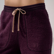 Lunya Loungewear Silksweats™ Midweight Reversible Straight Leg - #Vintage Merlot