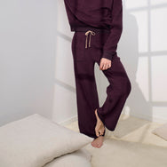 Lunya Loungewear Silksweats™ Midweight Reversible Straight Leg - #Vintage Merlot