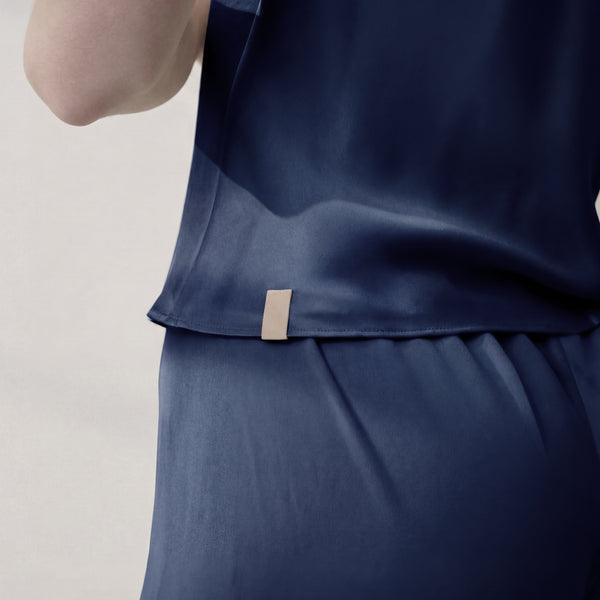 Washable Silk Bias Cami Pant Set