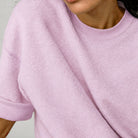 Lunya loungewear - SILKSWEATS™ MIDWEIGHT REVERSIBLE SHORT SLEEVE #BLUSHED LAVENDER