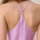 Lunya Pajamas - WASHABLE SILK BIAS CAMI SHORT SET #lilac bloom