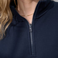 Lunya Loungewear Silksweats™ Terry Half Zip - #Deep Blue