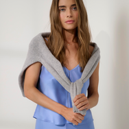 Lunya Silk Icons Washable Silk Ladder Stitch Cami - #Half-light Periwinkle