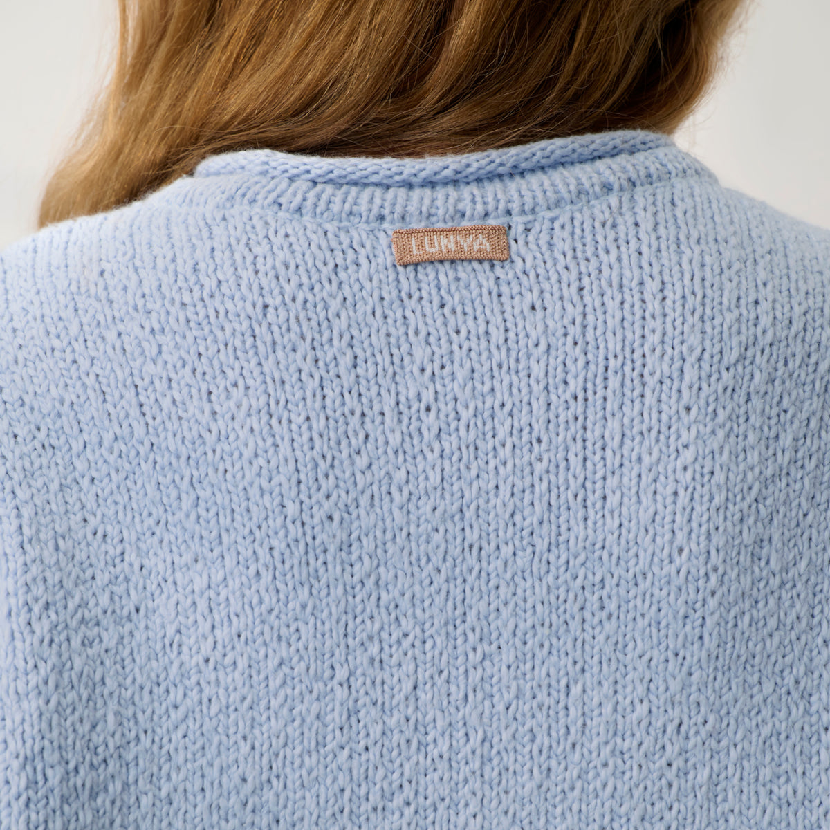 Lunya Loungewear - CLOUD COTTON SWEATER TEE #WHISPER BLUE