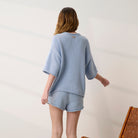 Lunya Loungewear - CLOUD COTTON SWEATER TEE #WHISPER BLUE