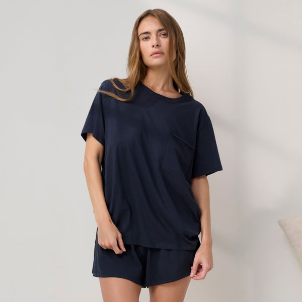 Organic Pima Tee Short Set