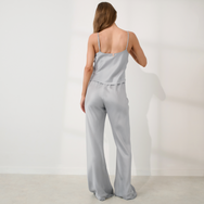 Lunya Silk Icons Washable Silk Bias Pant - #Dove Grey