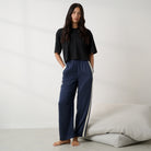 Lunya loungewear - Organic Pima Cropped Easy Tee - #Immersed Black
