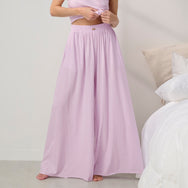Lunya Pajamas - Organic Pima Wide Leg Pant #Dreamy Lilac Heather