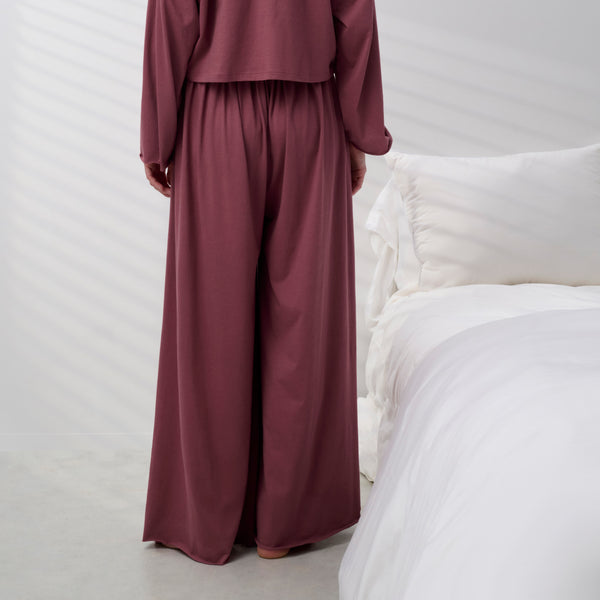 Organic Pima Wide Leg Pant