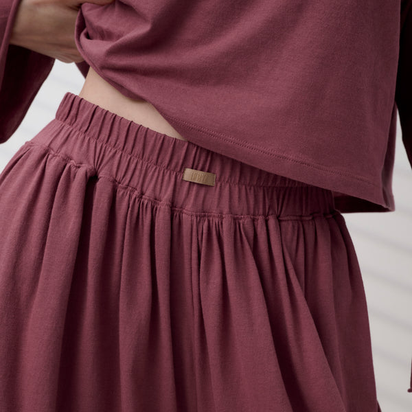 Organic Pima Wide Leg Pant