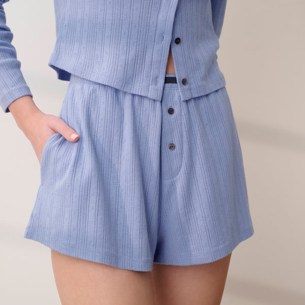 Pointelle High Rise Short