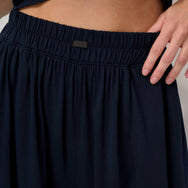 Lunya Pajamas - Organic Pima Wide Leg Pant #Deep Blue